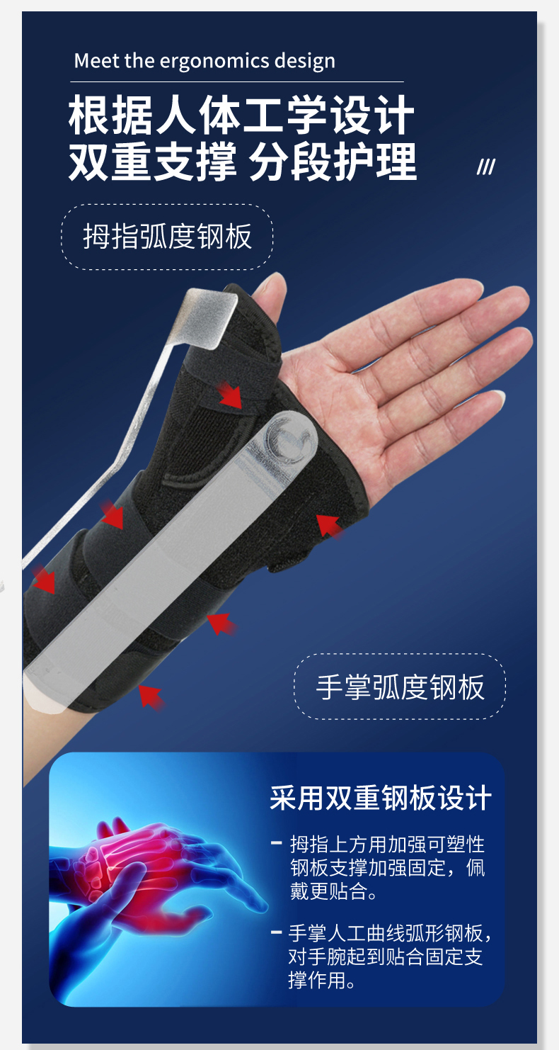 腕部固定护托_常州普邦医疗设备